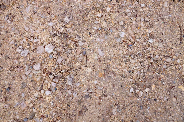 Crushed Stone Road Beige Texture Background — Stock Photo, Image