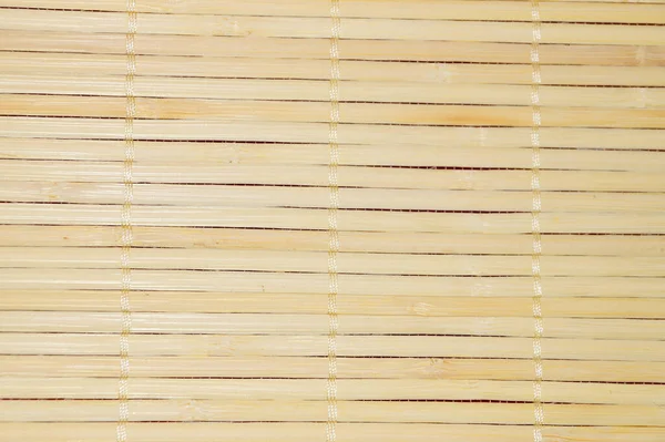 Texture Beige Straw Natural Background Japanese Sushi Mat — Stock Photo, Image