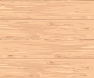 Açık kahverengi ahşap tahtaların dokusu. Vektör.