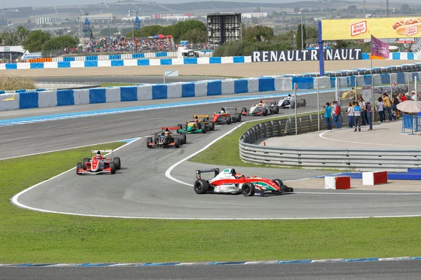 Еврокубок Формулы-Рено 2.0 2014 - Гонка окончена — стоковое фото