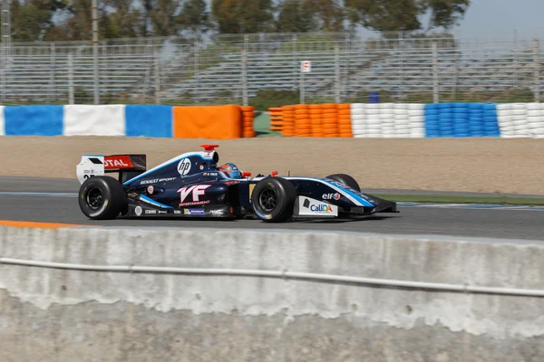 Formula Renault 3.5 serisi 2014 - Oscar Tunjo - Pons yarış — Stok fotoğraf
