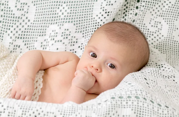 Newborn baby boy — Stock Photo, Image