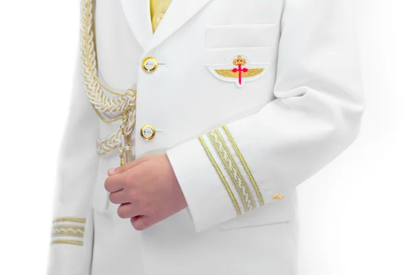 Young boy dressed for his First Communion — Stock Photo, Image