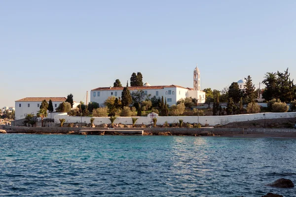 Spetses island cathedral — Stock Photo, Image