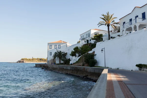 Spetses promenade — Stockfoto