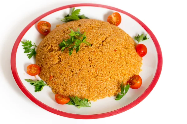 Türkischer bulgur pilaf — Stockfoto