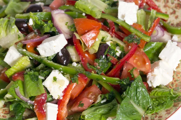 Turkish salad closeup — Stock Photo, Image