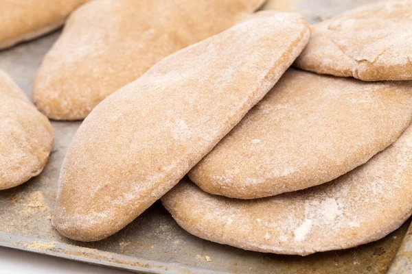 Loaves of Egyptian pita bread — Stock Photo, Image