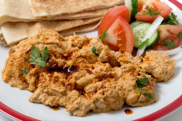 Circassian chicken meal closeup — Stock Photo, Image