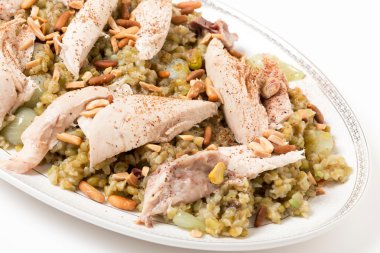 Lübnan tavuk ve freekeh