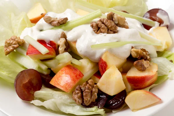 Waldorf salad closeup — Stock Photo, Image