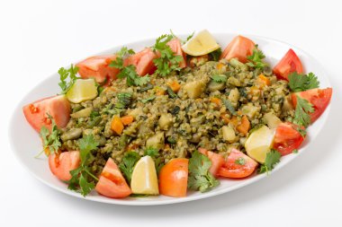 Freekeh sebze pilavı