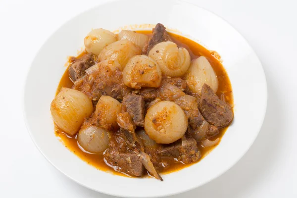 Bowl of stifado — Stock Photo, Image