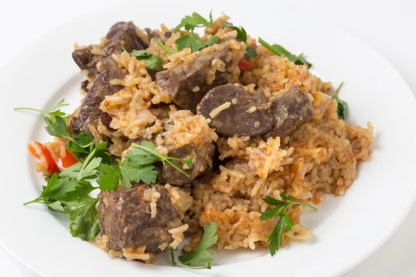 Armenian liver pilaf — Stock Photo, Image