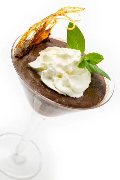 Mousse in vetro Martini capovolto — Foto Stock