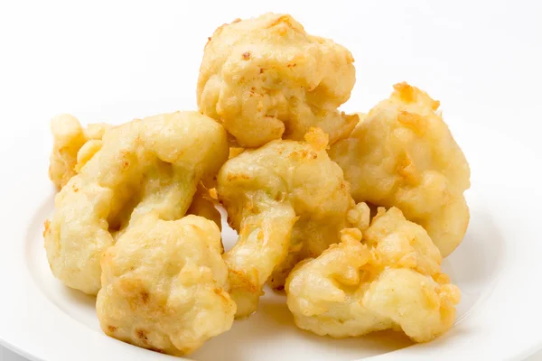 Cauliflower in batter — Stock Photo, Image