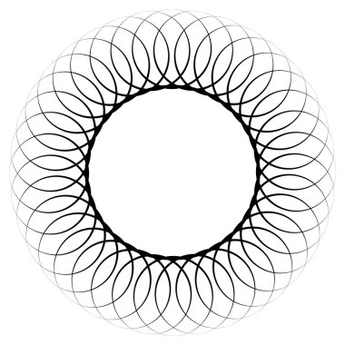 Soyut dairesel sarmal öğesi