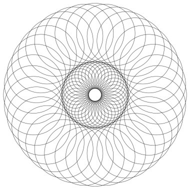 Soyut dairesel sarmal öğesi