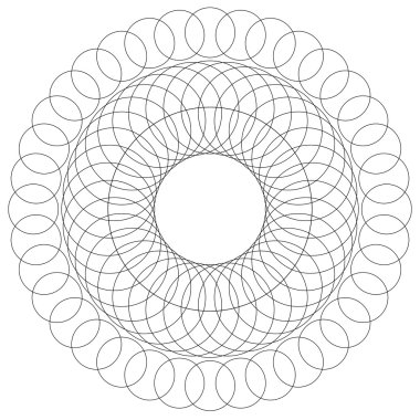 Soyut dairesel sarmal öğesi