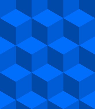 İzometrik küpleri soyut