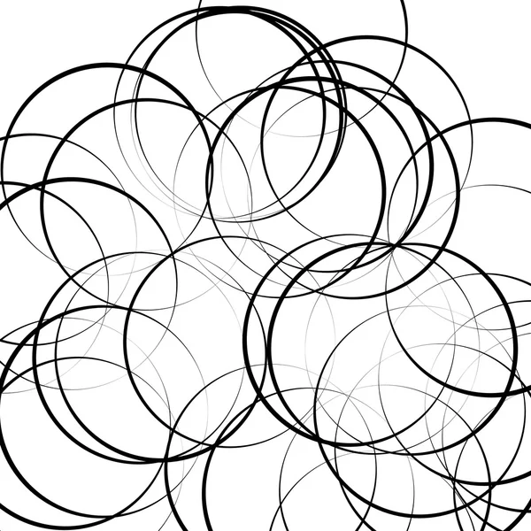 Abstracte verspreide cirkel vormen. — Stockvector