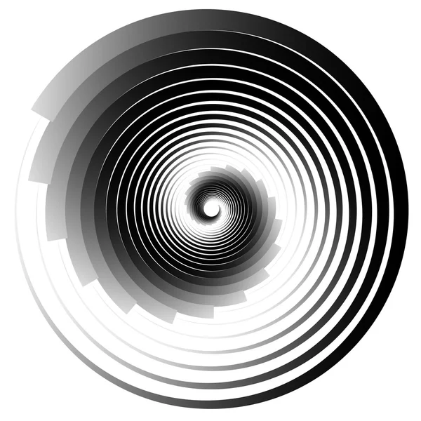 Abstrait lignes concentriques fond — Image vectorielle