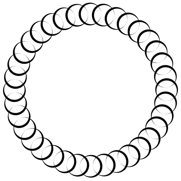 抽象的な円形スパイラル エレメント — ストックベクタ