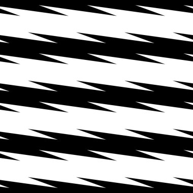 Abstract geometric monochrome pattern clipart