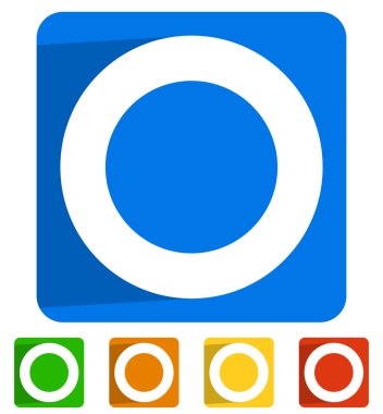 Daire kare sette simgesiyle