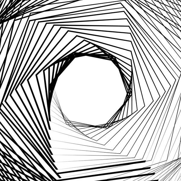 Patrón de formas hexagonales giratorias — Archivo Imágenes Vectoriales