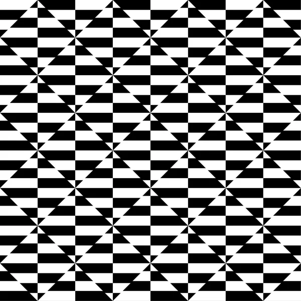 Geometriai fekete-fehér mintás. — Stock Vector