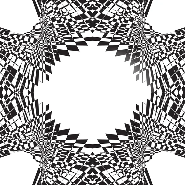 Abstract symmetric geometrische patroon. — Stockvector