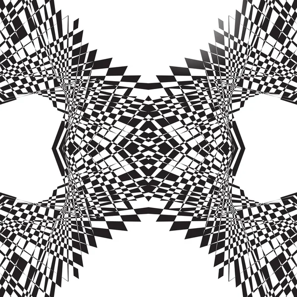 Abstract symmetric geometrische patroon. — Stockvector