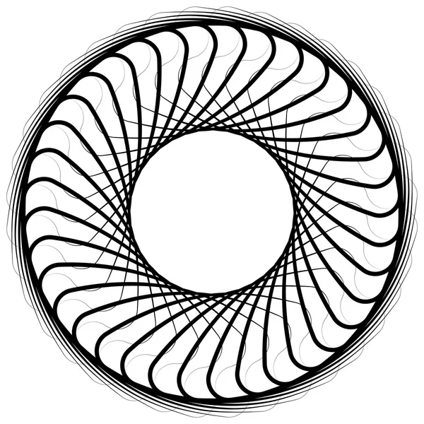 Elemento espiral abstracto — Vector de stock