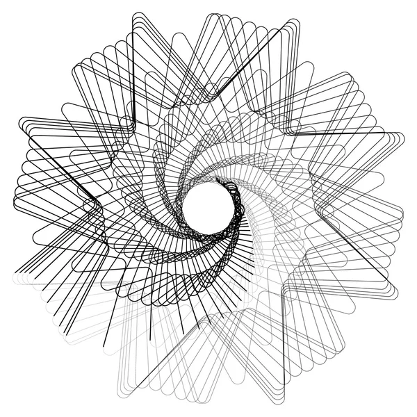 Soyut sarmal geometrik öğesi