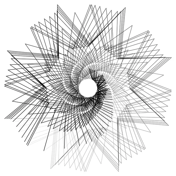 Soyut sarmal geometrik öğesi