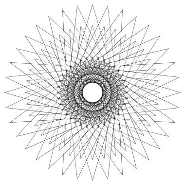 Soyut dairesel sarmal öğesi