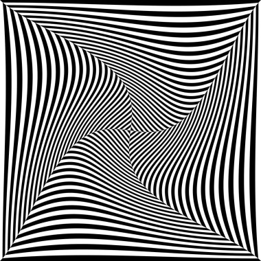 Deformasyon kareler soyut grafik