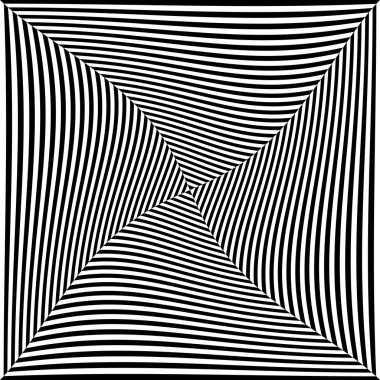 Deformasyon kareler soyut grafik