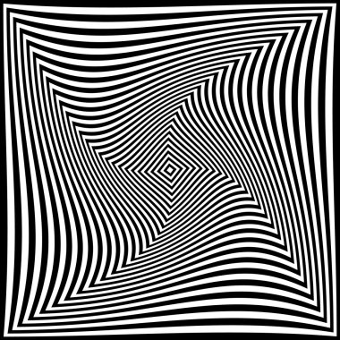 dönen soyut kareler arka plan