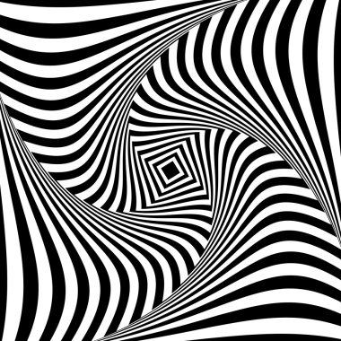 dönen soyut kareler arka plan