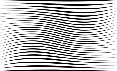 soyut dalgalı çizgi deseni