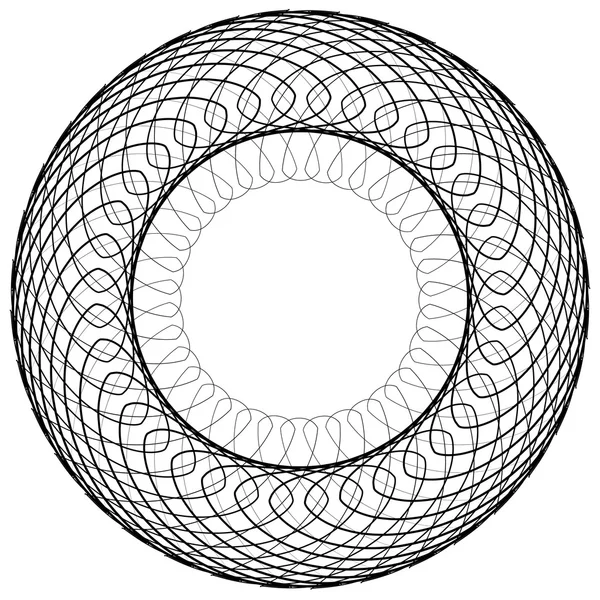 Élément spirale abstrait — Image vectorielle