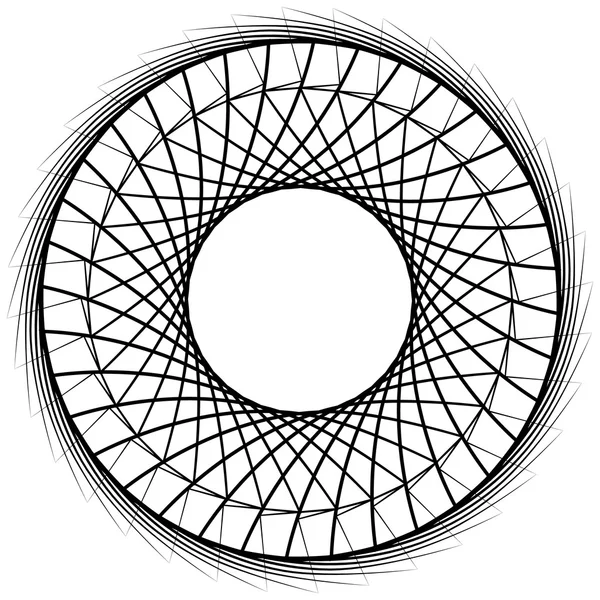Elemento espiral abstracto — Vector de stock
