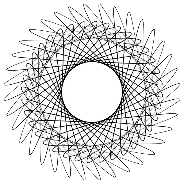 Elemento espiral abstracto — Vector de stock
