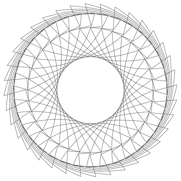 Élément spirale abstrait — Image vectorielle