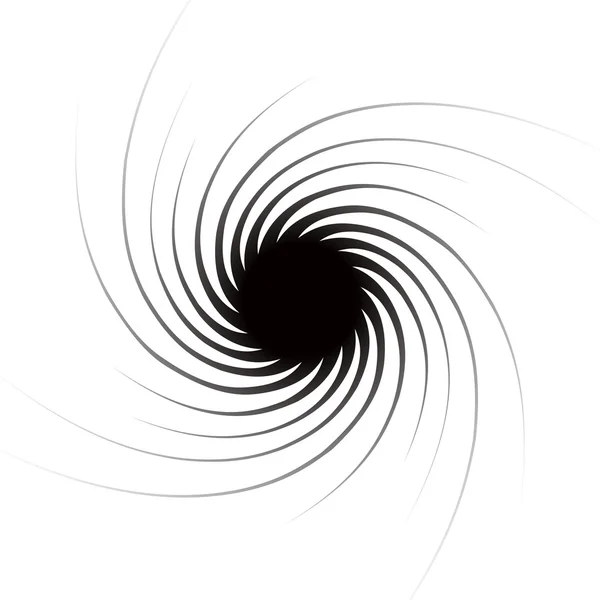 Résumé spirale fond monochrome — Image vectorielle