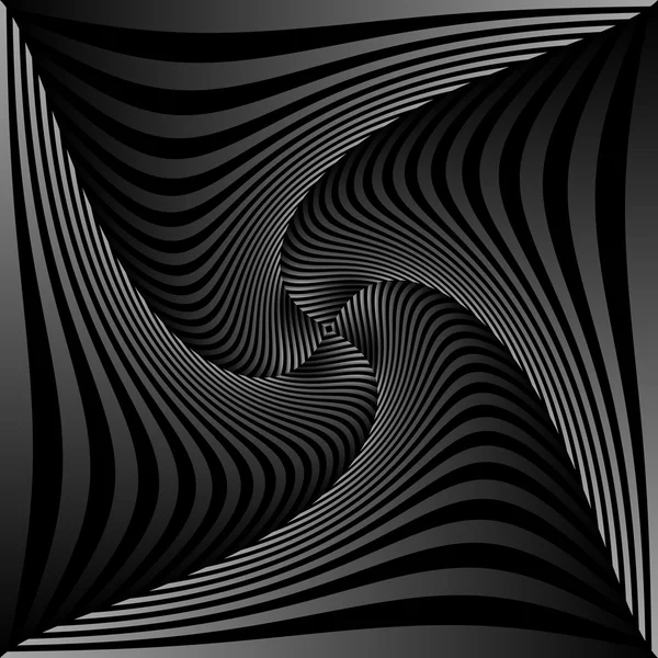 Rotation abstraite carrés arrière-plan — Image vectorielle
