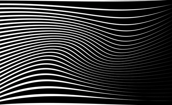 Abstracto patrón de líneas onduladas — Archivo Imágenes Vectoriales