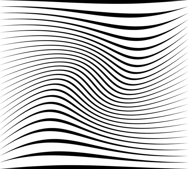 Abstrakte Wellenlinien-Muster — Stockvektor